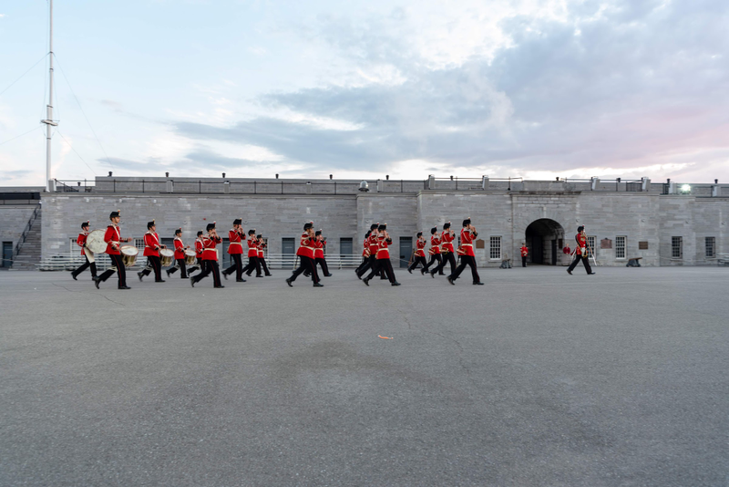 Illustration for article titled Selected Pictures from the Fort Henry Sunset Ceremony 2019 Finale